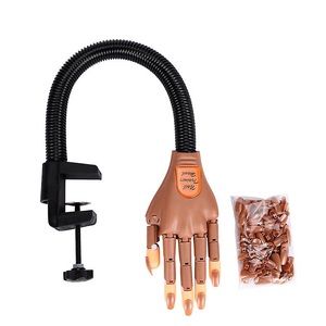 Nail Training Kit Practice Hand with 100 tips